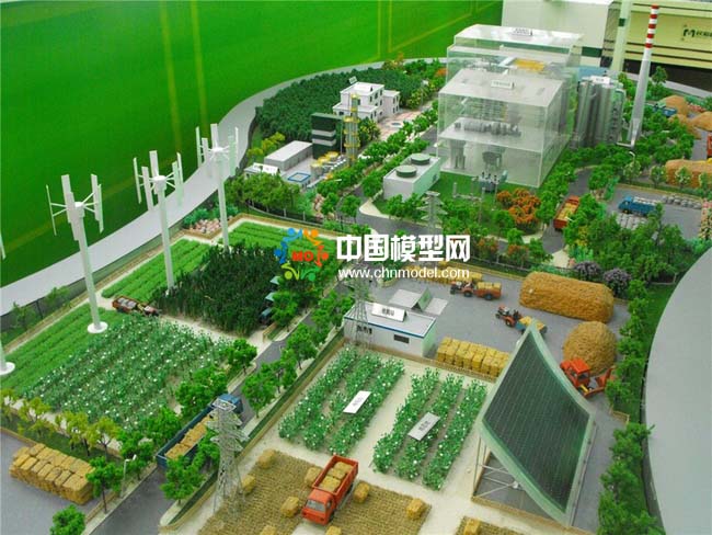 生物質(zhì)秸稈發(fā)電沙盤(pán)模型