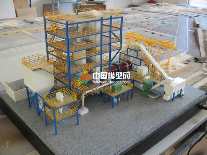 干式垃圾焚燒處理沙盤模型