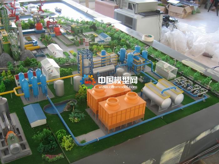 化肥原料生產(chǎn)線沙盤模型