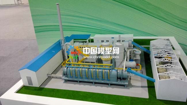 污染土壤修復(fù)沙盤模型，污泥處理模型