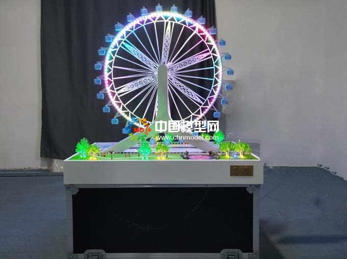 炫彩動態(tài)摩天輪沙盤模型