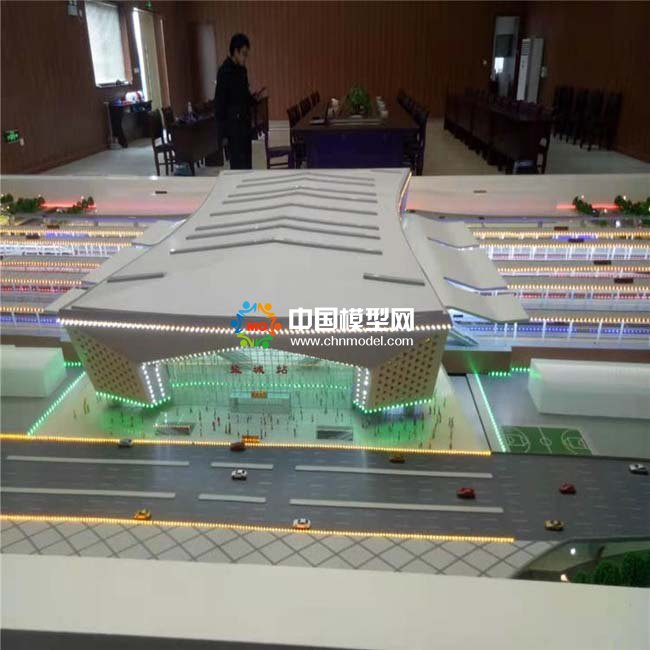 鹽城高鐵站沙盤模型