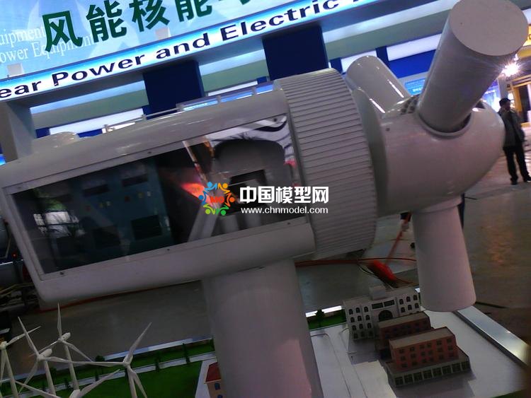 大型風力發(fā)電機內(nèi)部結(jié)構(gòu)模型