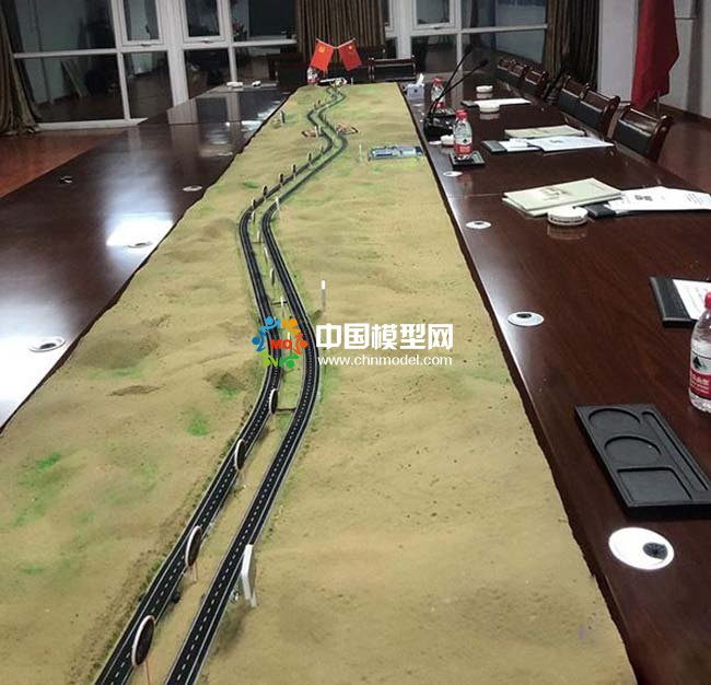 沙漠高速公路沙盤(pán)模型