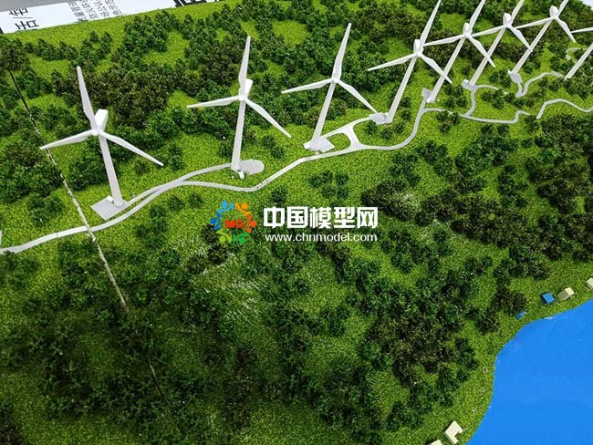 平原風(fēng)電場沙盤模型