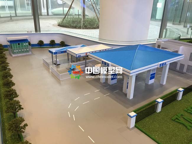 加氫站沙盤模型