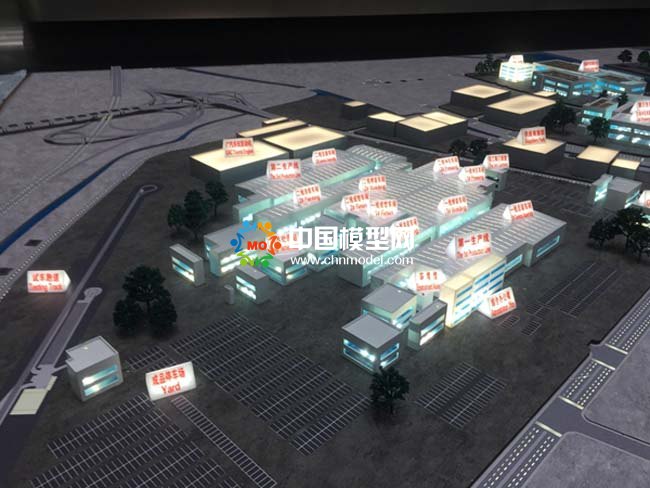 廣汽豐田汽車廠沙盤模型