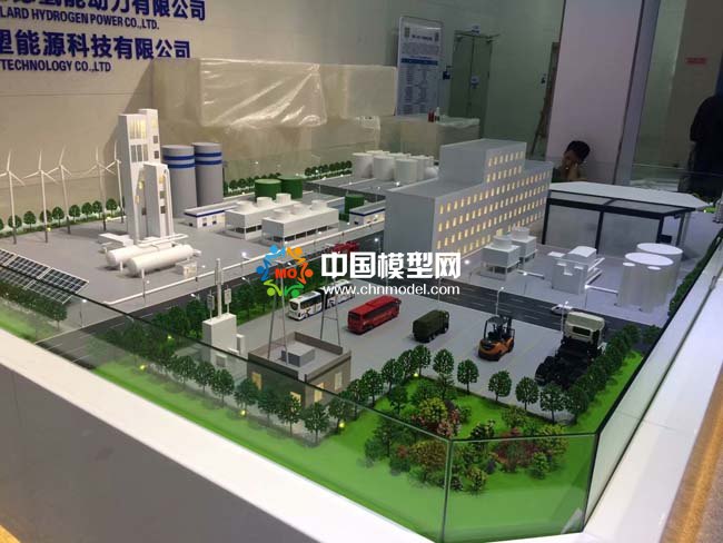 氫能源應(yīng)用場(chǎng)景沙盤模型，氫燃料電池沙盤模型
