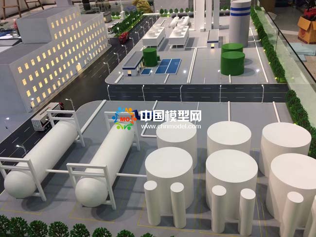 氫能源應(yīng)用場(chǎng)景沙盤模型，氫燃料電池沙盤模型