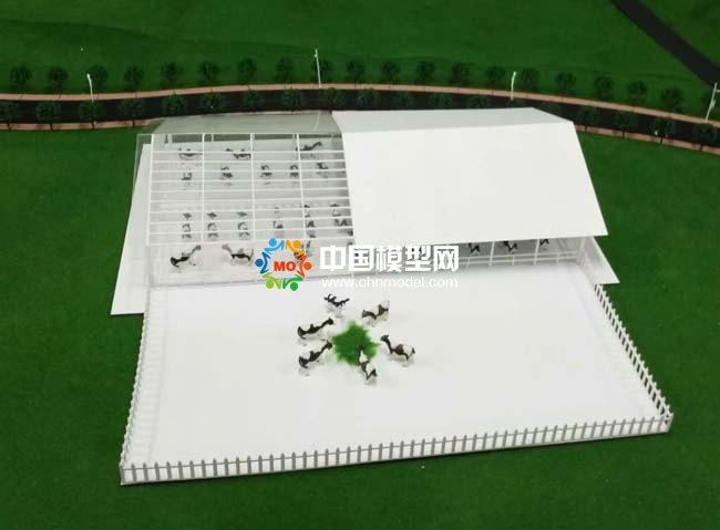 奶牛場沙盤模型
