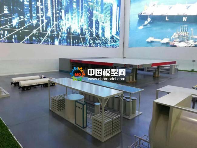 LNG加氣站沙盤模型