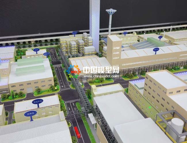 固體廢物處置利用，電解銅項目沙盤模型