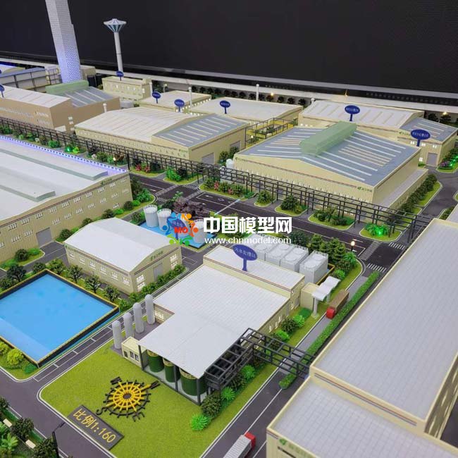 固體廢物處置利用，電解銅項目沙盤模型