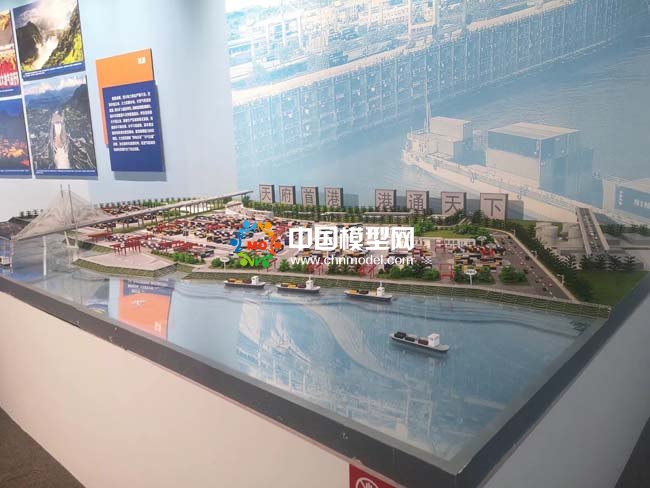 ???????瀘州港沙盤模型具備完善的現(xiàn)代化港口功能