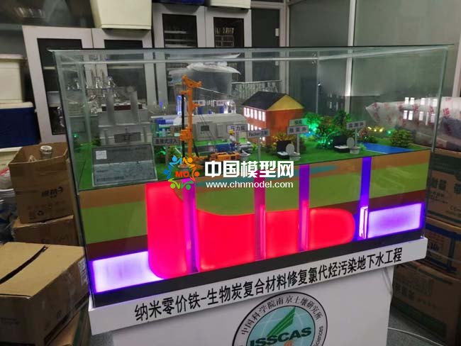 地下水污染修復(fù)沙盤模型，土壤修復(fù)沙盤模型