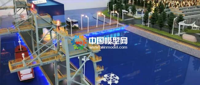 物流智能管控中心智慧物流沙盤(pán)模型