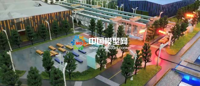 物流智能管控中心智慧物流沙盤(pán)模型