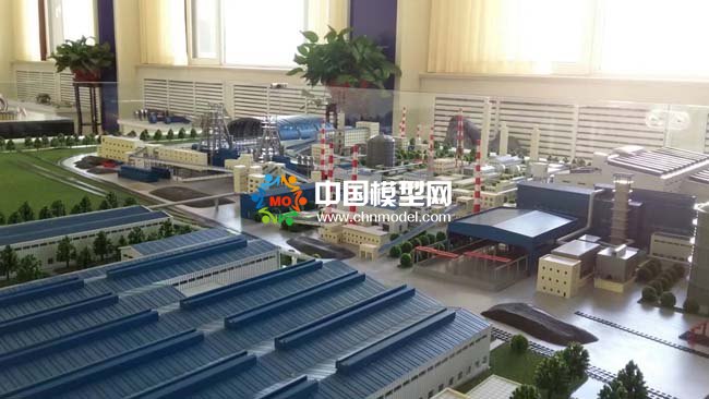 巨能特鋼廠區(qū)沙盤(pán)模型，新工藝新技術(shù)新材料新裝備實(shí)驗(yàn)基地
