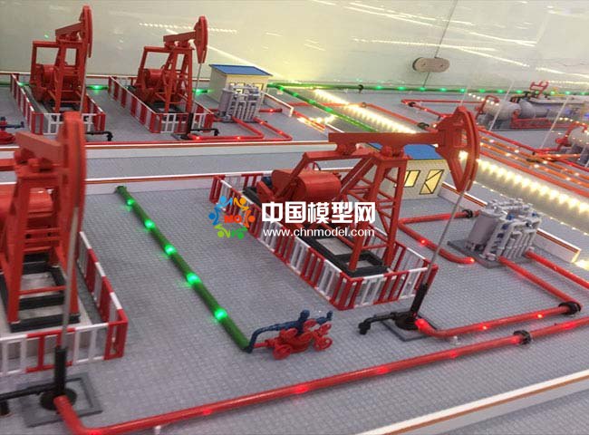 石油儲(chǔ)運(yùn)油氣集輸系統(tǒng)沙盤(pán)模型