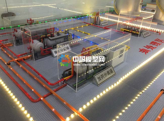 石油儲(chǔ)運(yùn)油氣集輸系統(tǒng)沙盤(pán)模型