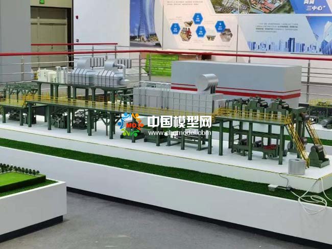 煉鋼工業(yè)基地沙盤模型