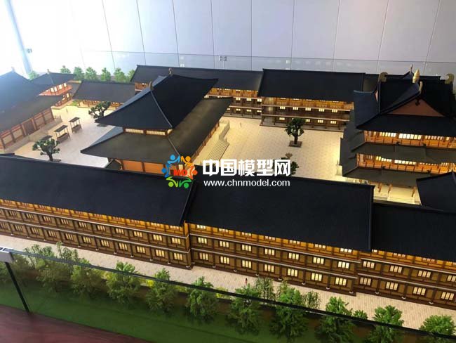 寺廟古剎建筑沙盤模型