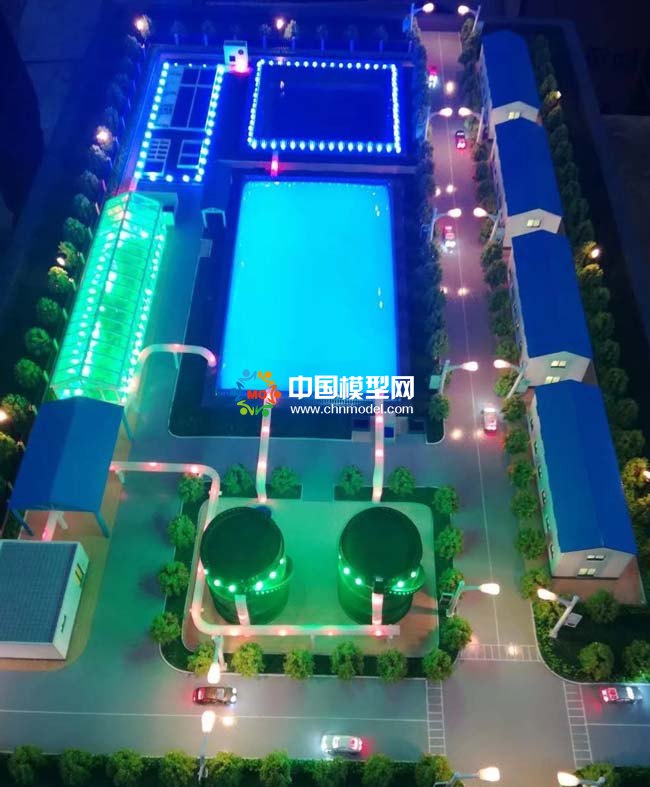 集中式沼氣能源站糞污資源化利用沙盤(pán)模型