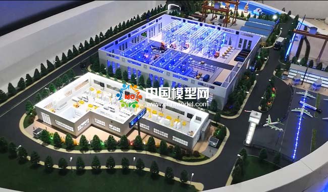 智慧倉儲沙盤模型