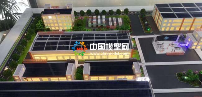 企業(yè)屋頂光伏屋頂發(fā)電沙盤模型