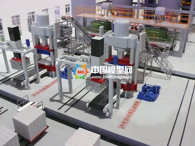 建筑磚塊生產(chǎn)線沙盤模型
