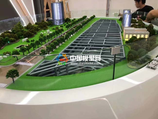 上海民用最深基坑沙盤模型