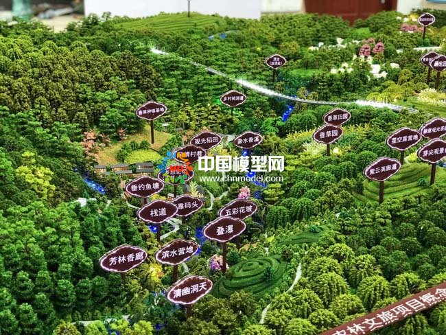 農(nóng)林文旅沙盤模型