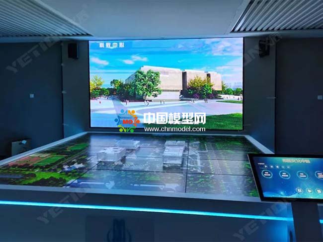市民文化中心沙盤模型