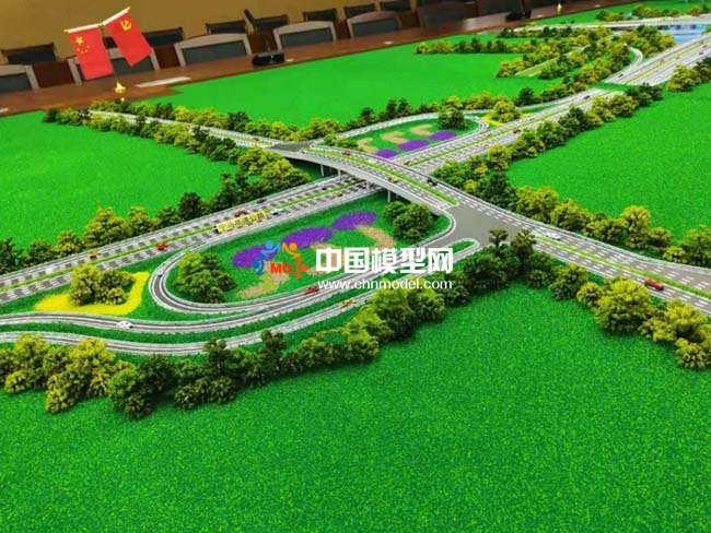 寧馬高速公路沙盤模型