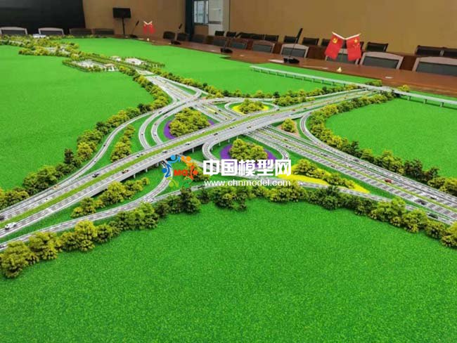 寧馬高速公路沙盤模型