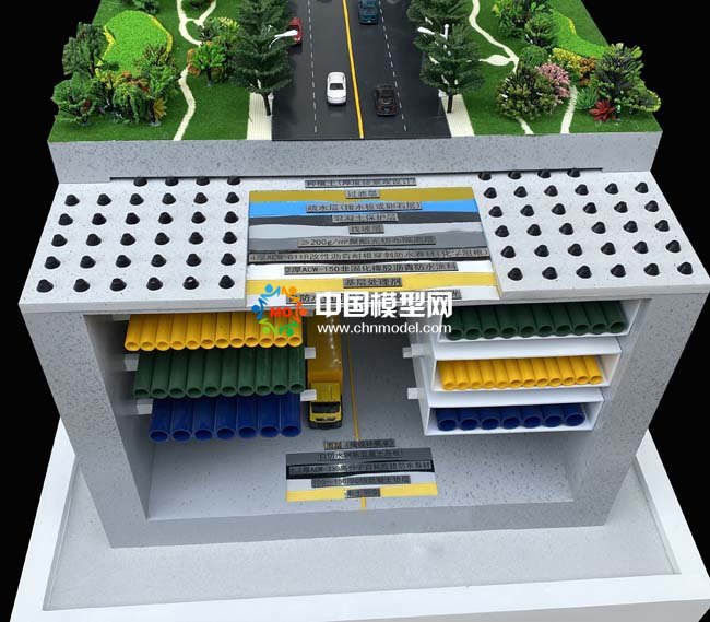 綜合管廊防水沙盤(pán)模型