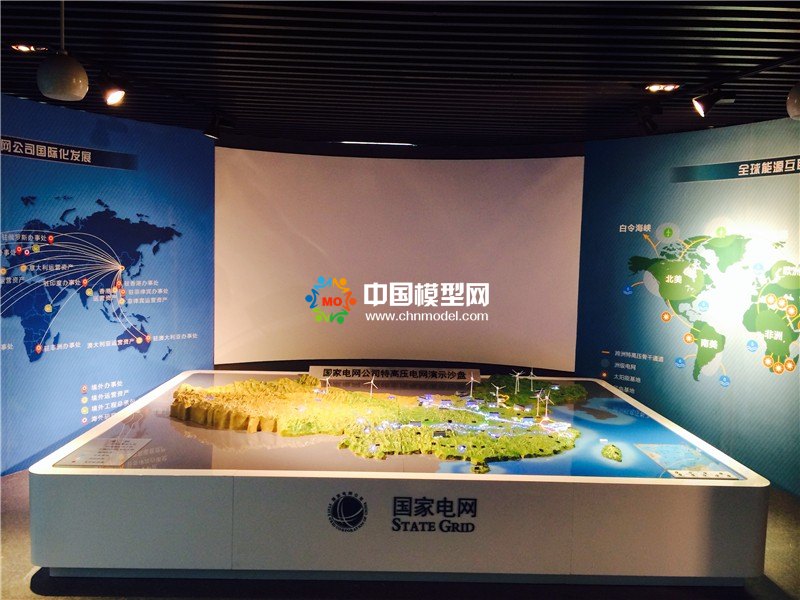 國(guó)家電網(wǎng)演示沙盤模型
