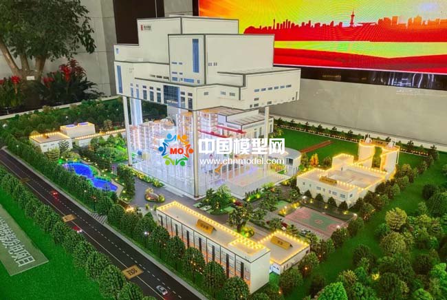 生活垃圾發(fā)電沙盤模型