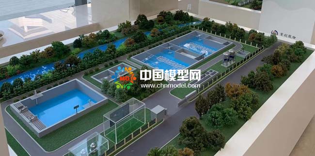 農村污水處理系統(tǒng)及標準化鎮(zhèn)級污水處理廠沙盤模型