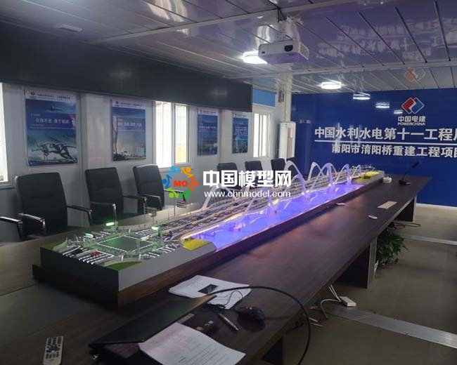 中國(guó)電建淯陽(yáng)橋重建工程沙盤模型