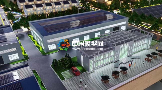 屋頂太陽能發(fā)電站沙盤模型