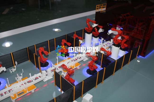 工業(yè)4.0智能化生產(chǎn)線沙盤模型