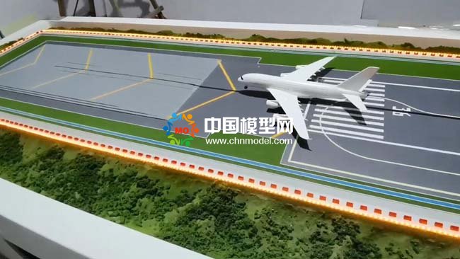 航科院飛機(jī)降落阻攔裝置沙盤(pán)模型