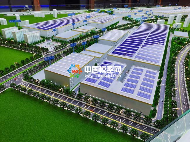 蜂巢能源基地沙盤模型