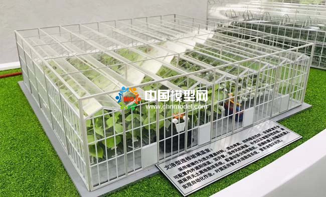 文洛型連棟溫室大棚沙盤模型