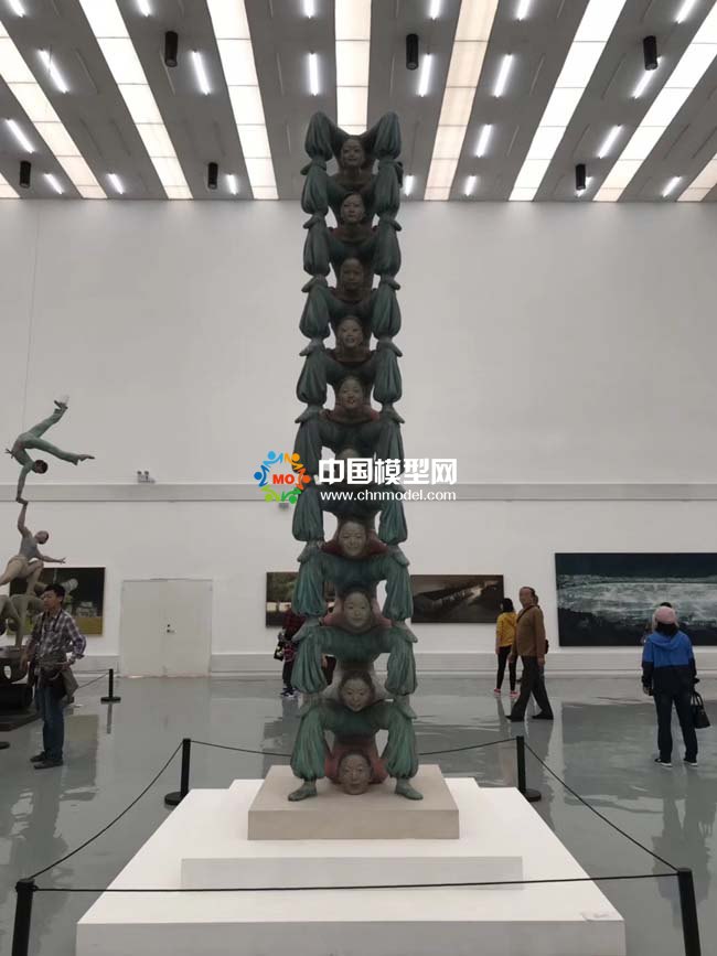 雜技表演場景模型