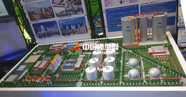 污泥處理中心沙盤(pán)模型