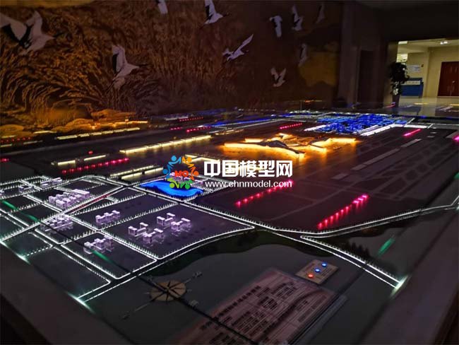 濟(jì)南遙墻機(jī)場(chǎng)沙盤(pán)模型