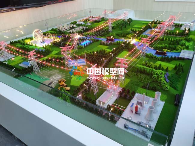火力發(fā)電廠電網(wǎng)輸變電沙盤模型