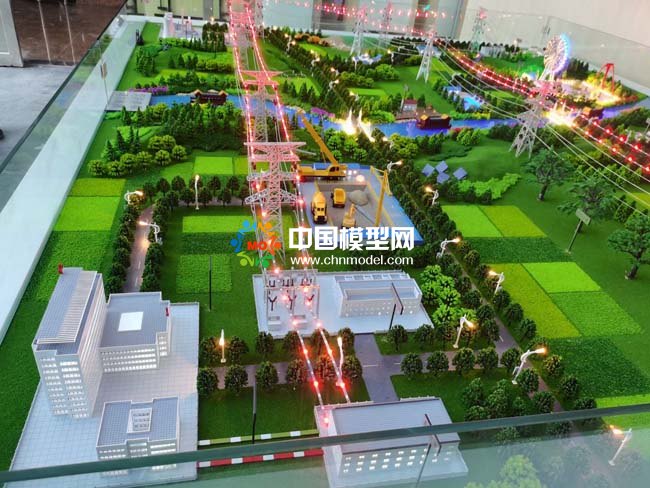 火力發(fā)電廠電網(wǎng)輸變電沙盤模型